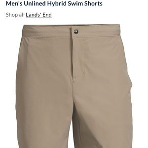 Men’s Lands End khaki shorts